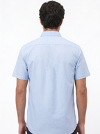 Men's Sky Oxford 100% Cotton Regular Fit Shirt
