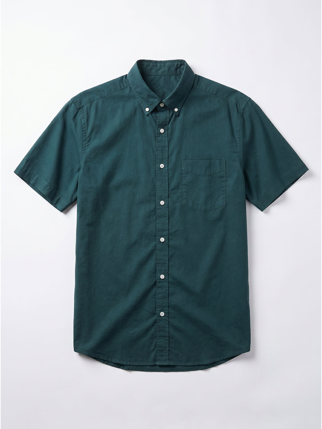 Men's Green 100% Cotton Regular Fit Shirt