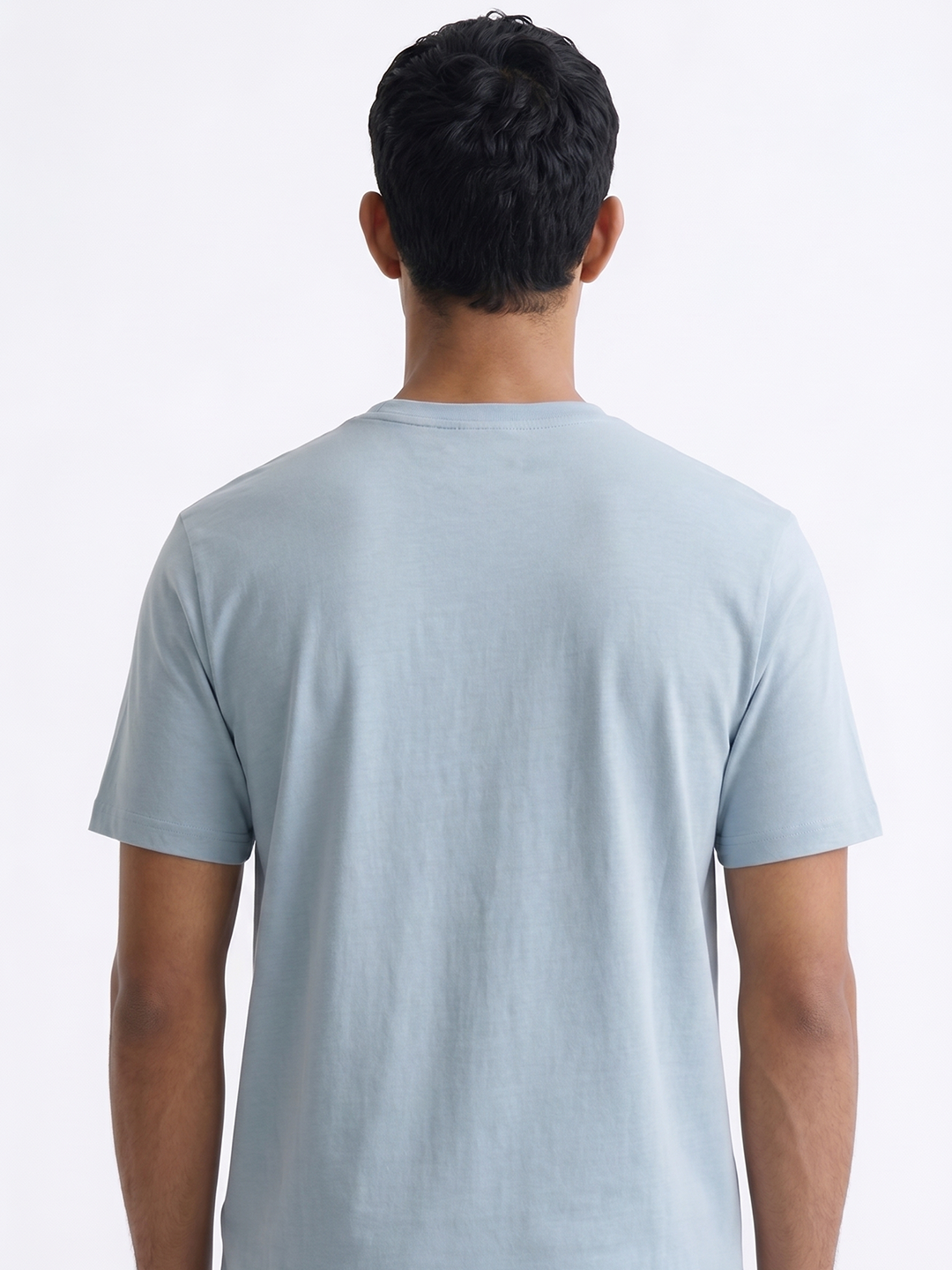 Men's Blue 1 100% Organic Cotton Regular Fit Tshirt