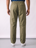 Men's 100% Cotton Regular Fit Pants Olive