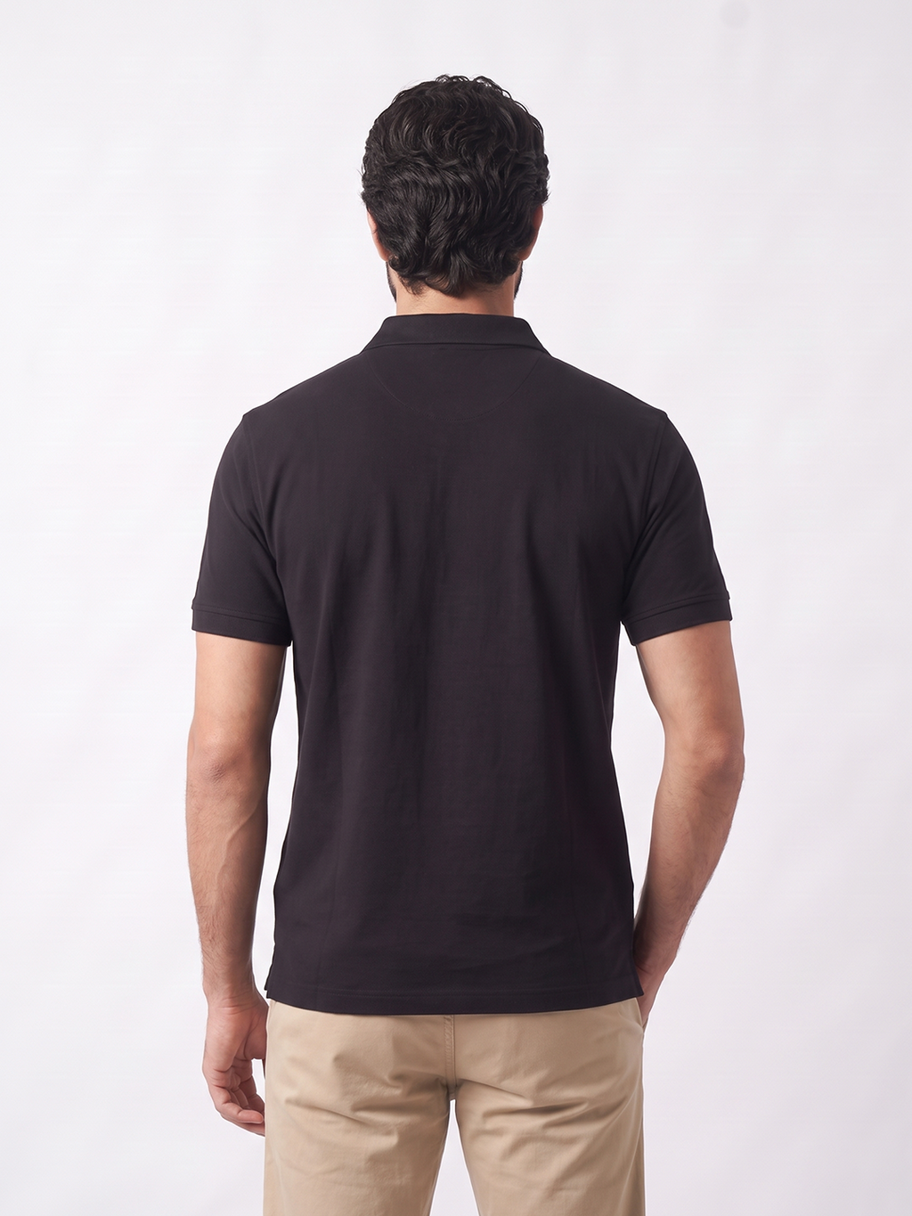 Men's 100% Cotton  Regular Fit Tshirt Black