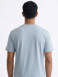 Men's Blue 1 100% Organic Cotton Regular Fit Tshirt