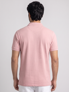Men's 100% Organic Cotton Regular Fit Tshirt Pink