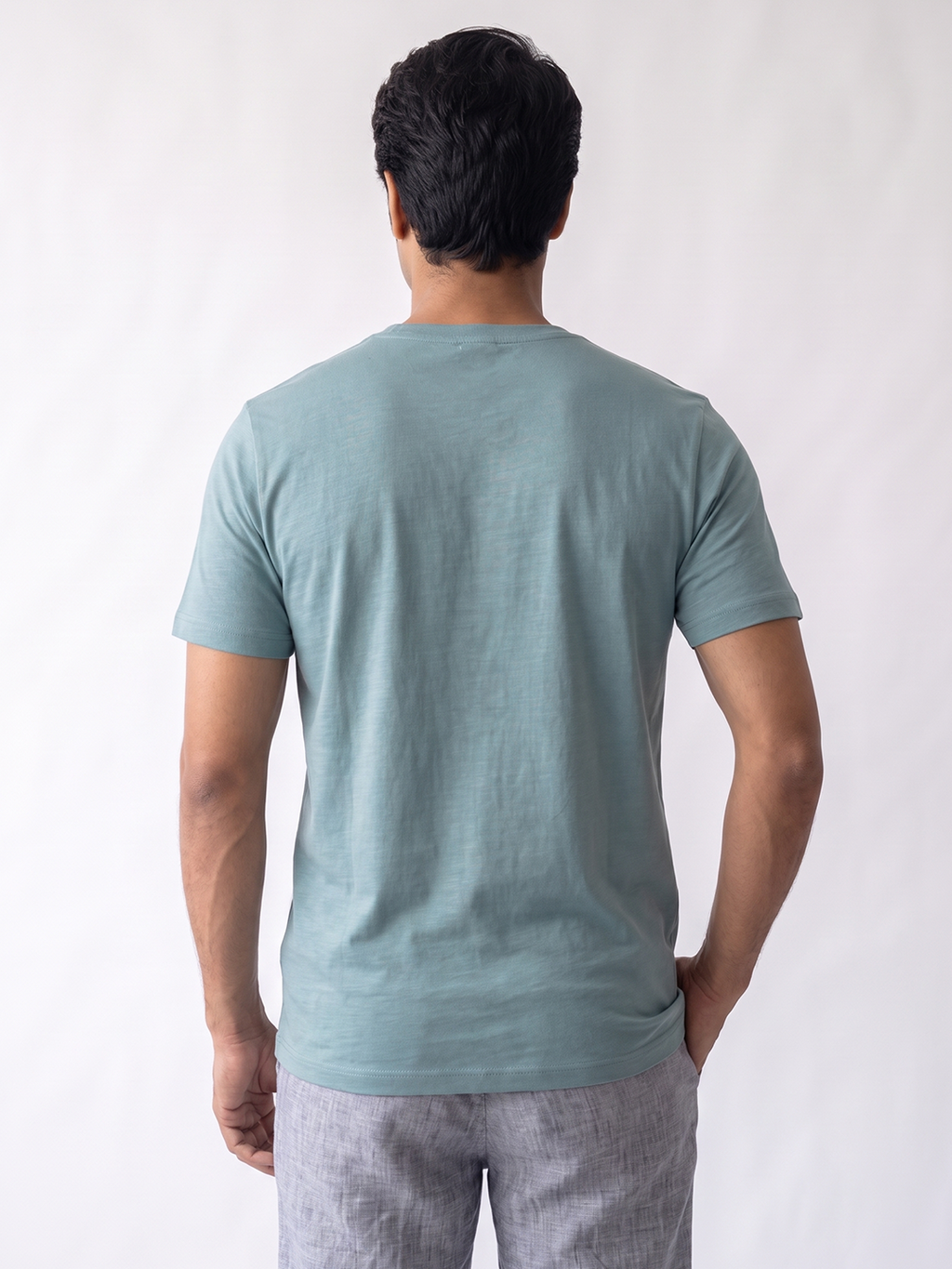 Men's 100% Cotton  Regular Fit Tshirt Green