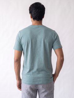 Men's 100% Cotton  Regular Fit Tshirt Green