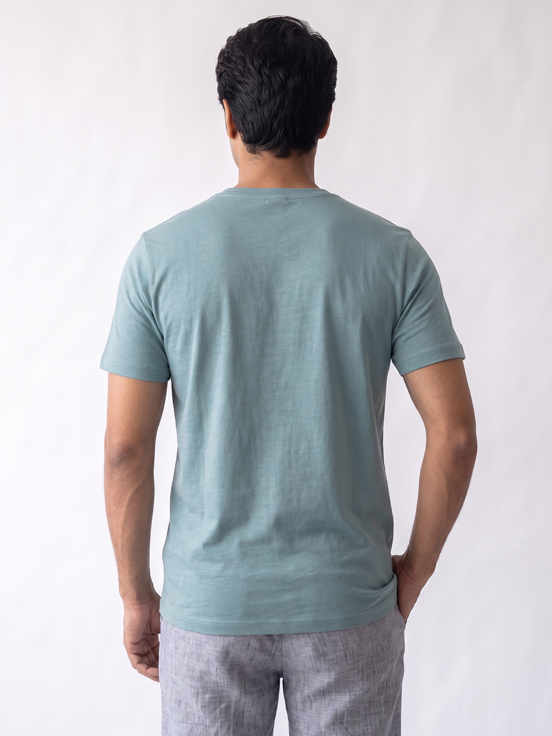 Men's 100% Cotton  Regular Fit Tshirt Green