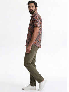 Men's Multi Tencel Linen Regular Fit Shirt