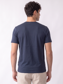 Men's Navy 100% Organic Cotton Regular Fit Tshirt