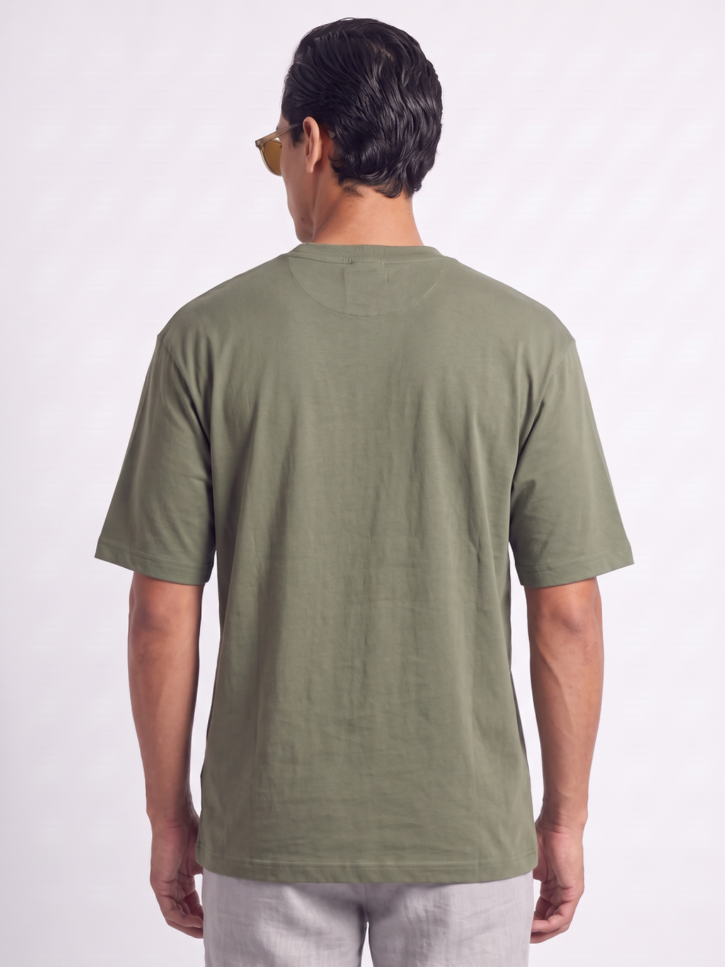 Men's 100% Cotton Relax Fit Tshirt Green