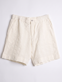 Men's 100% Cotton Regular Fit Shorts Offwhite