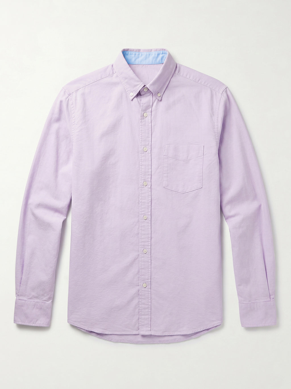 Men's Lilac Oxford 100% Cotton Regular Fit Shirt