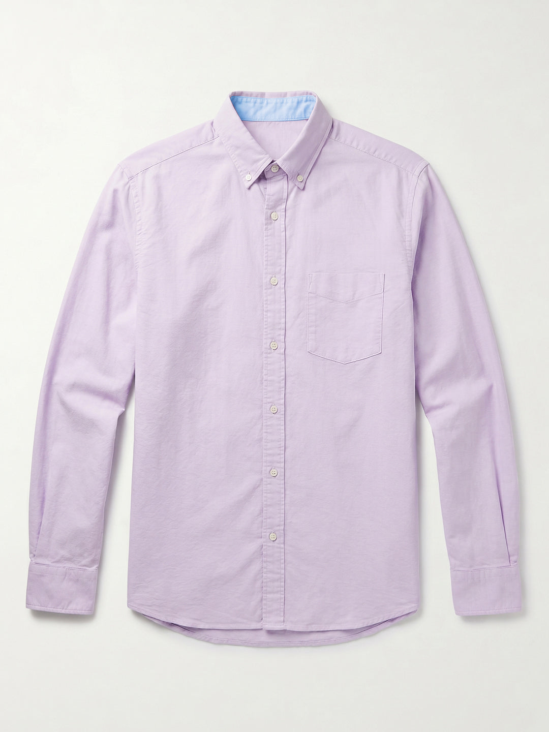 Men's Lilac Oxford 100% Cotton Regular Fit Shirt
