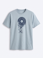 Men's Blue 1 100% Organic Cotton Regular Fit Tshirt