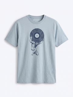 Men's Blue 1 100% Organic Cotton Regular Fit Tshirt