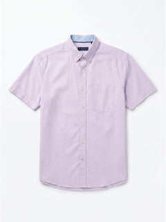 Men's Lilac Oxford 100% Cotton Regular Fit Shirt