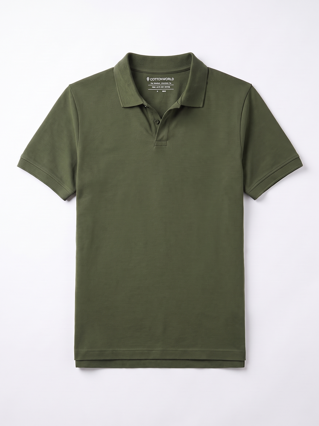 Men's 100% Cotton  Regular Fit Tshirt Green