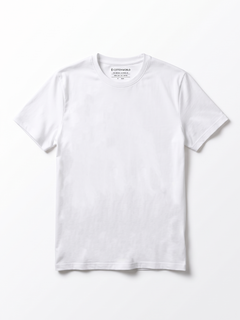 Men's 100% Cotton  Regular Fit Tshirt White