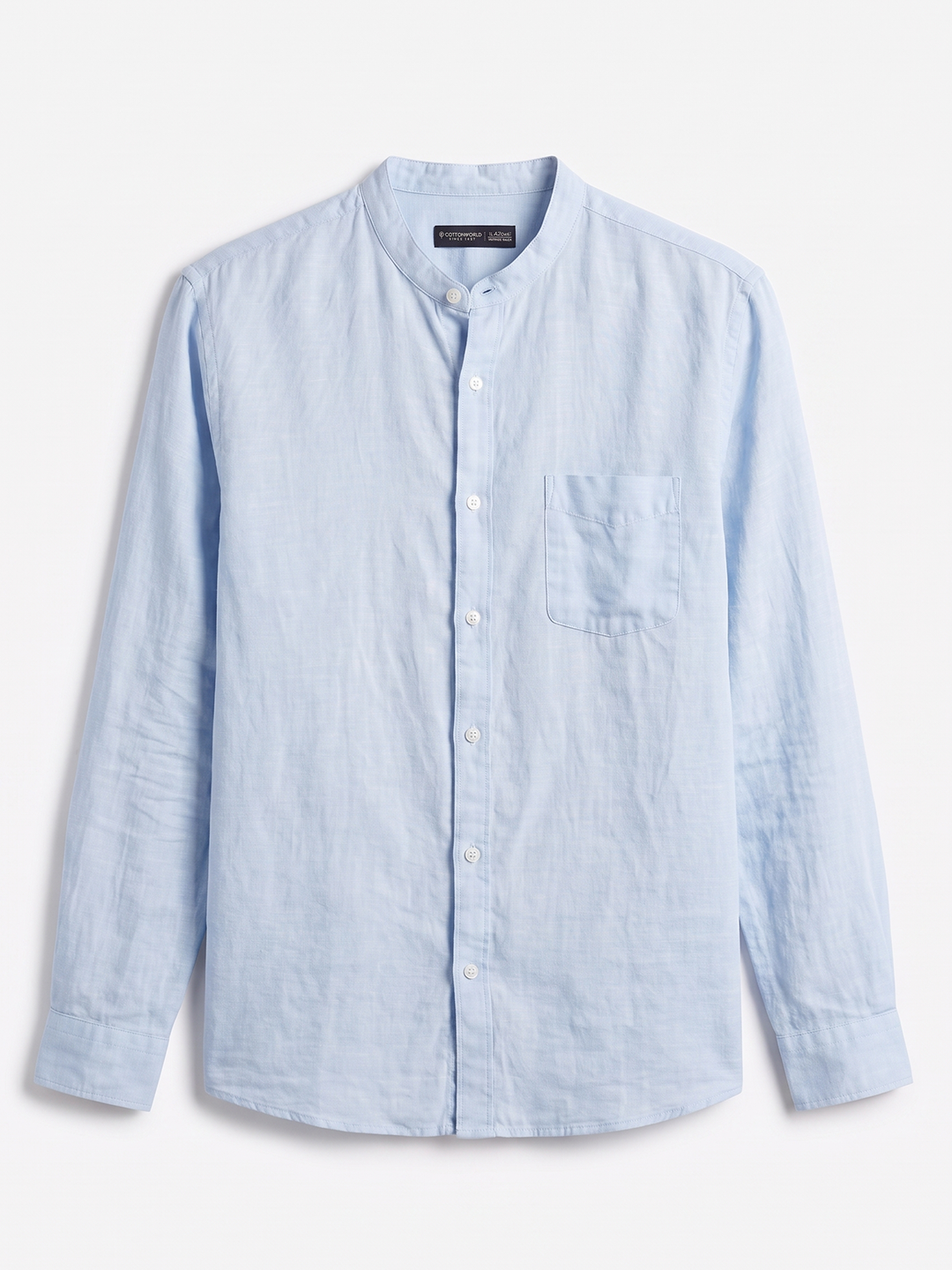 Men's Sky 100% Cotton Regular Fit Shirt