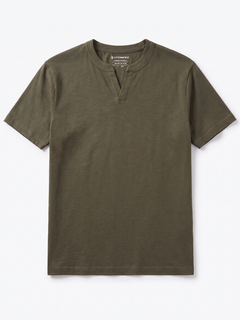 Men's 100% Cotton Relax Fit Tshirt Brown