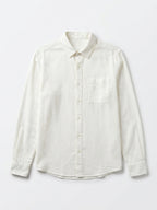 Men's Offwhite 100% Cotton Regular Fit Shirt