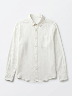 Men's Offwhite 100% Cotton Regular Fit Shirt