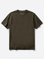 Men's Brown 100% Organic Cotton Regular Fit Tshirt