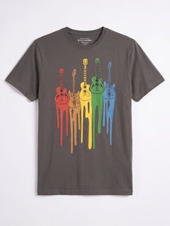 Men's 100% Organic Cotton Regular Fit Tshirt Charcoal