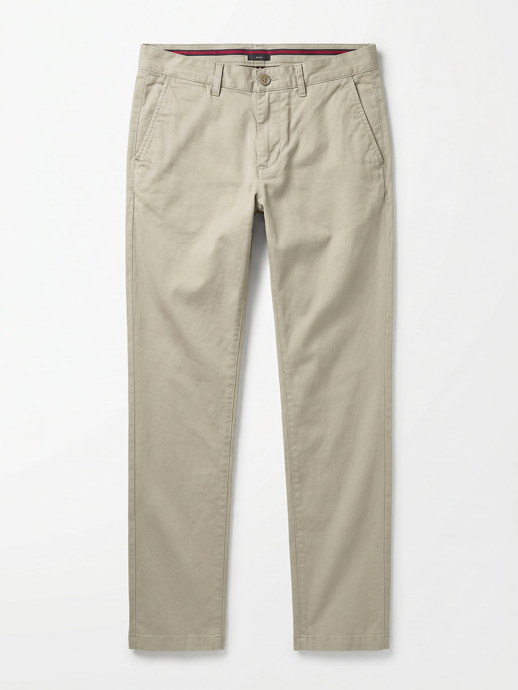 Men's Green Cotton Lycra Slim Fit Pant