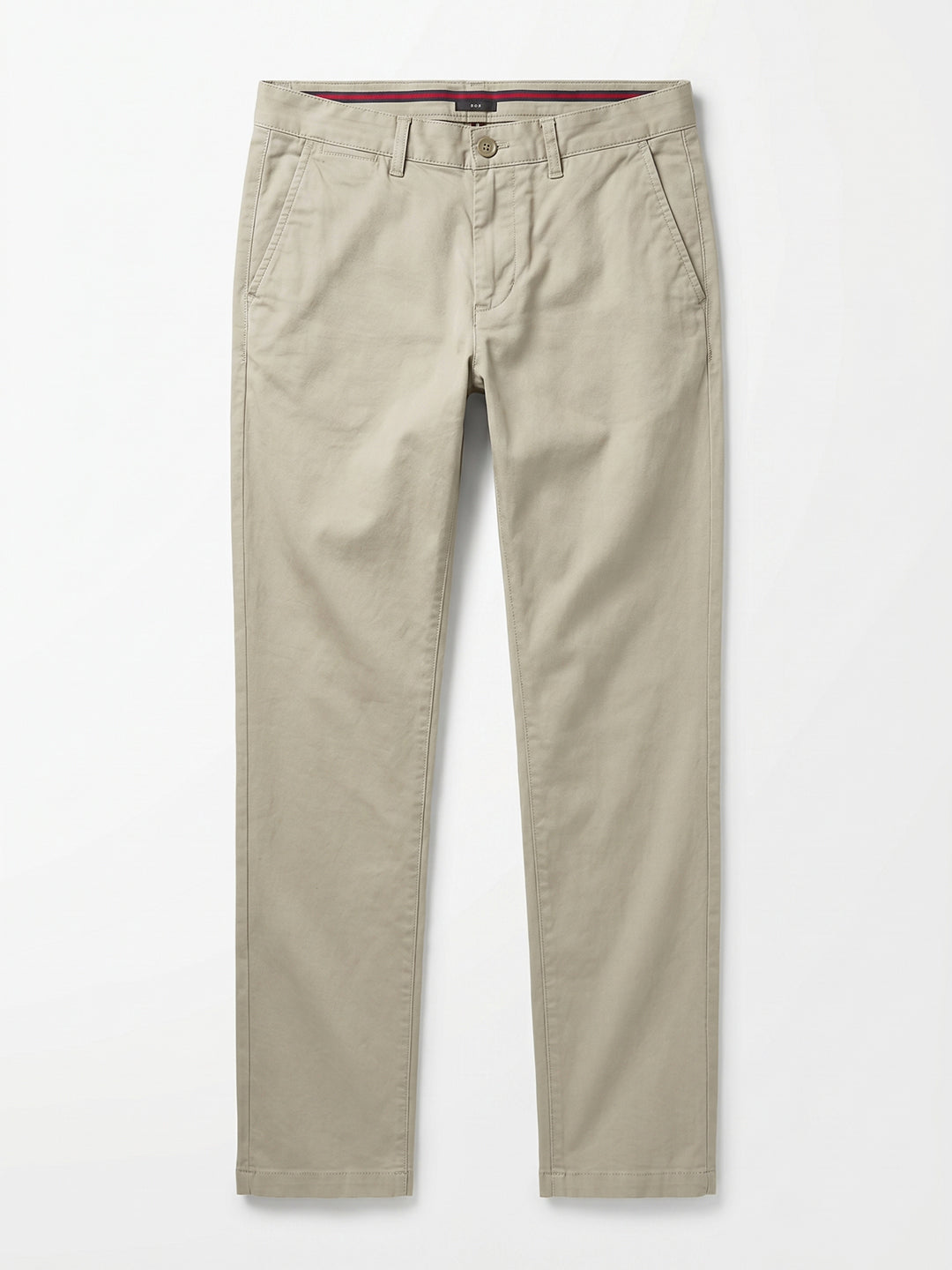 Men's Green Cotton Lycra Slim Fit Pant