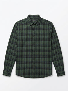 Men's Green 100% Cotton Regular Fit Shirt