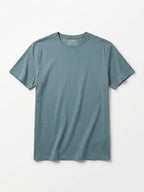 Men's Olive Cotton Bamboo Elastane Regular Fit Tshirt