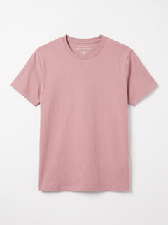 Men's Pink 100% Organic Cotton Regular Fit Tshirt