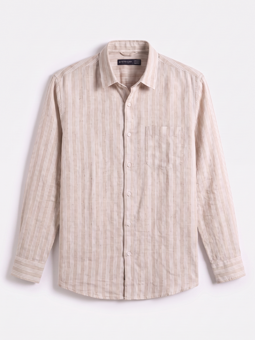 Men's Natural Cotton Lyocell Regular Fit Shirt