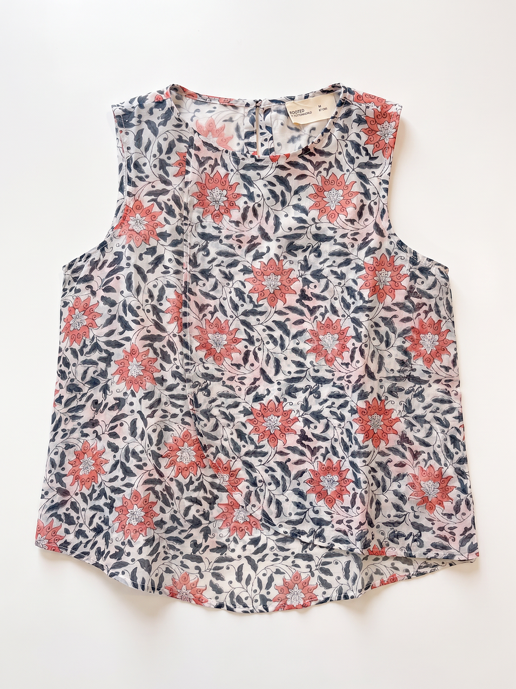 Women's Cotton Silk Regular Fit Blouse Peach