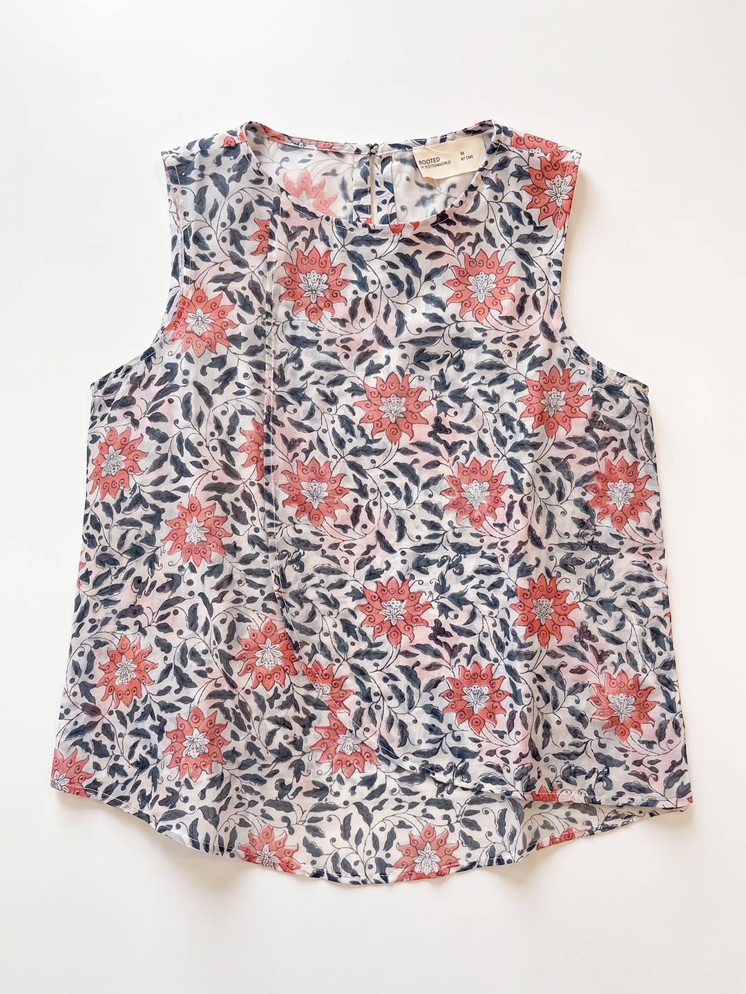 Women's Cotton Silk Regular Fit Blouse Peach