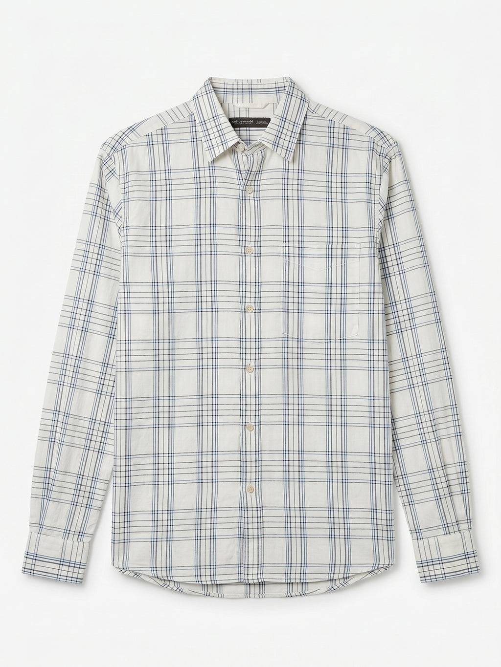 Men's Sand 100% Cotton Regular Fit Shirt