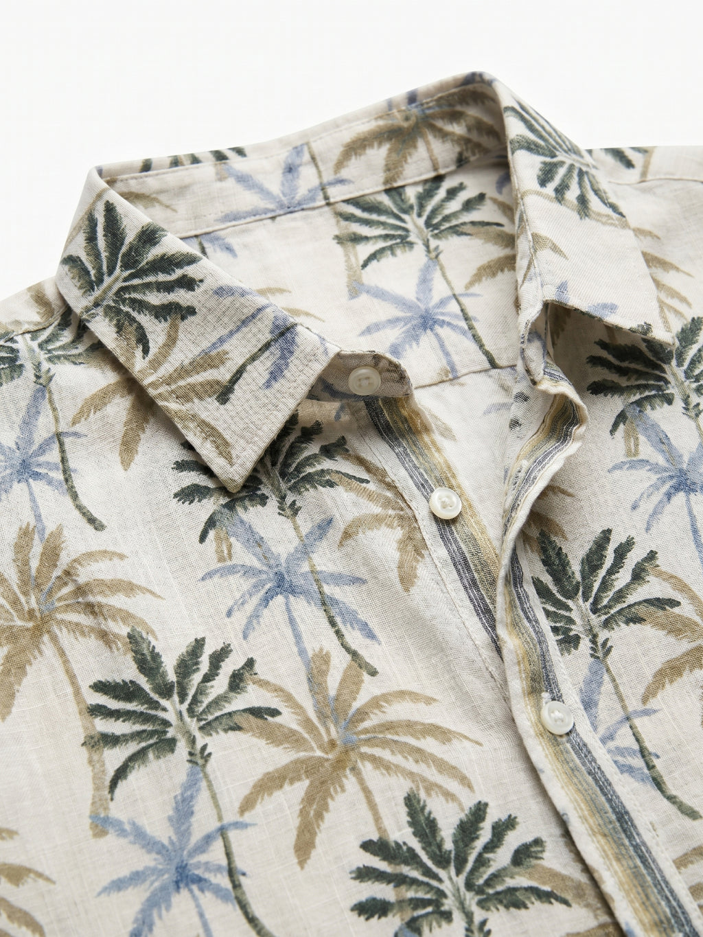 Men's Green 100% Modal Regular Fit Shirt