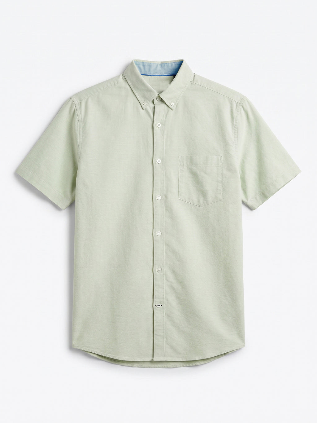 Men's Mint 100% Cotton Regular Fit Shirt