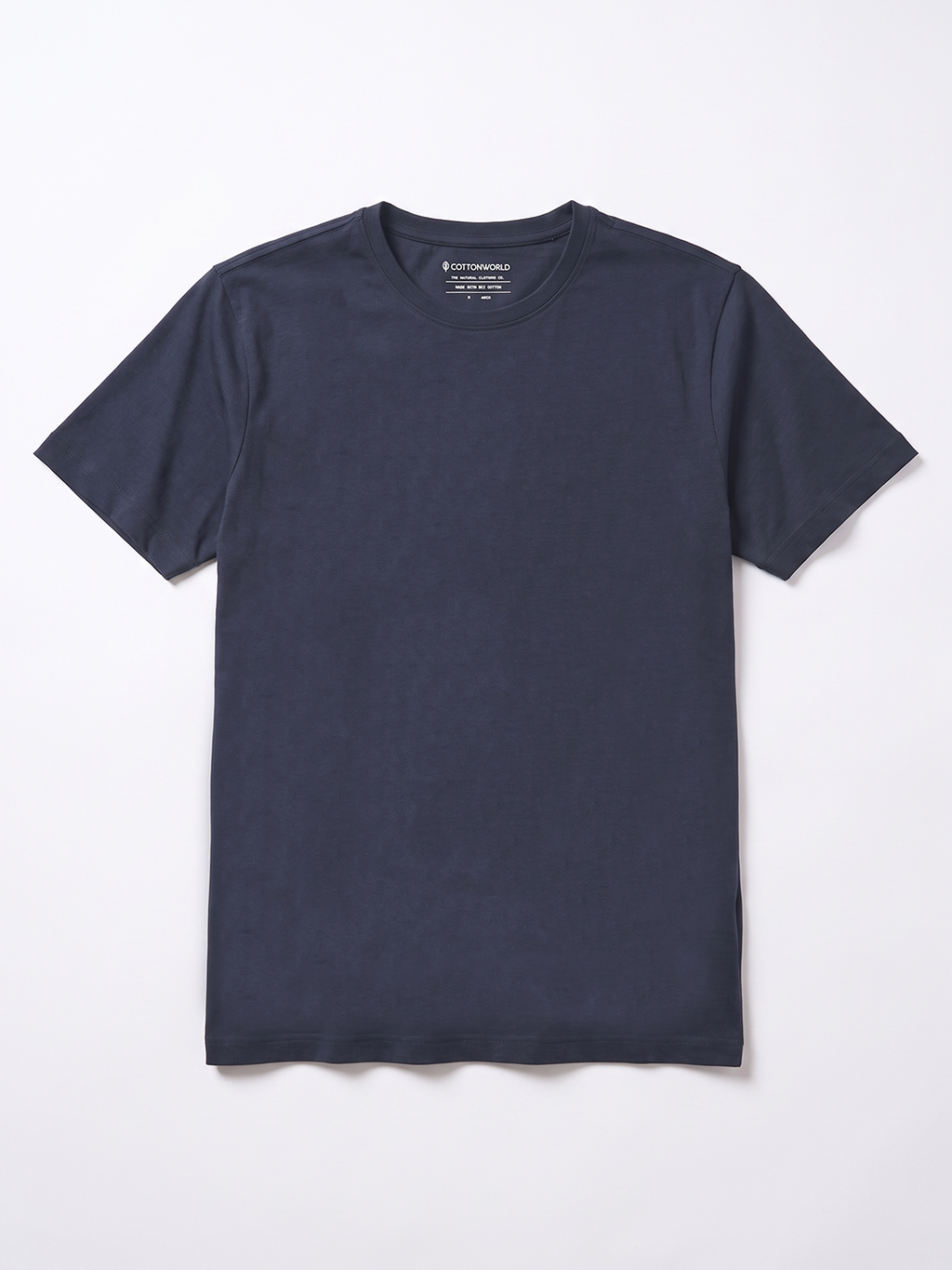 Men's 100% Cotton  Regular Fit Tshirt Navy