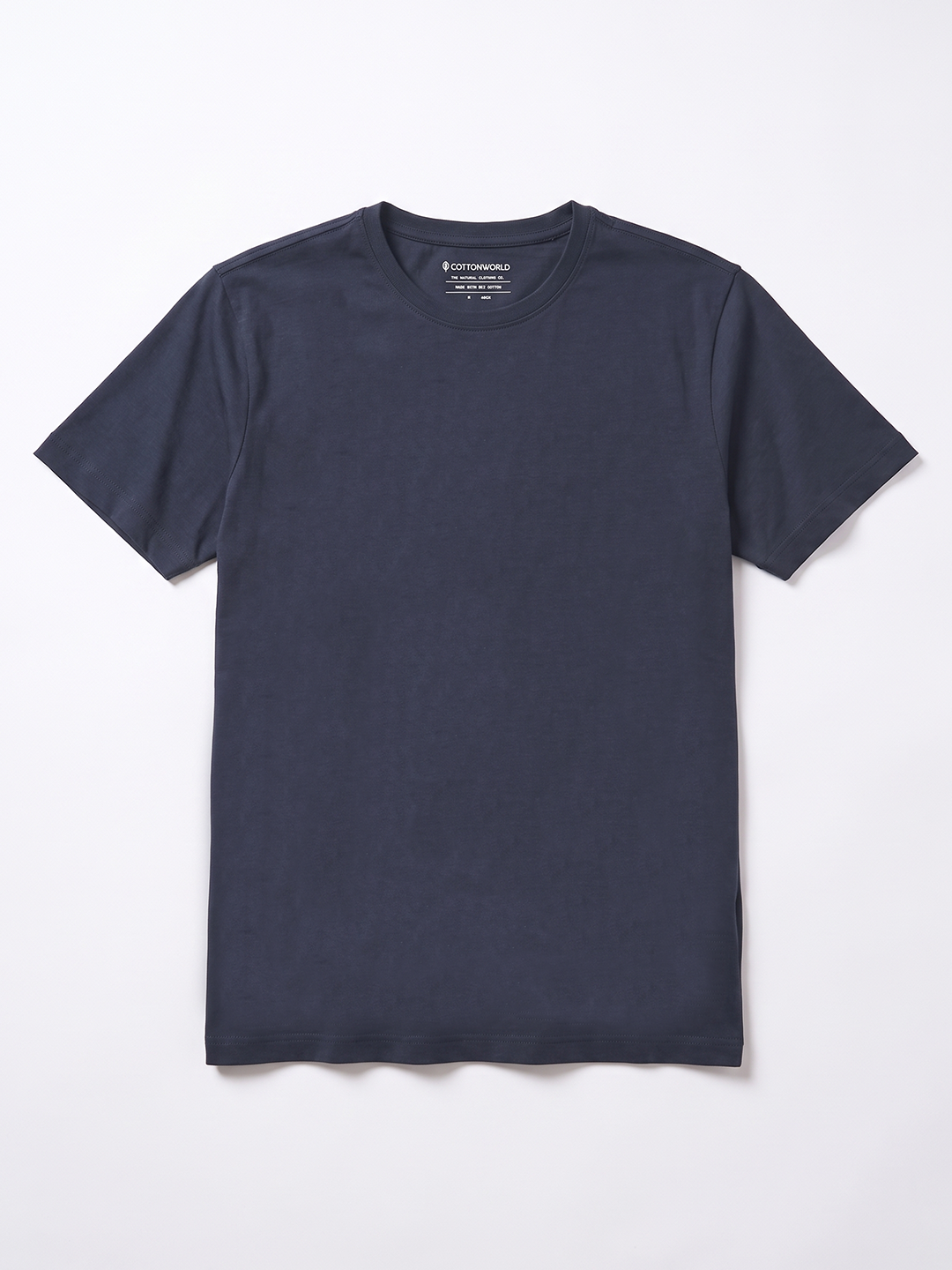 Men's 100% Cotton  Regular Fit Tshirt Navy