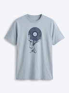 Men's Blue 1 100% Organic Cotton Regular Fit Tshirt