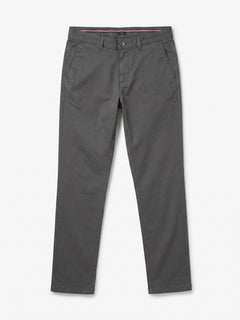 Men's Dark Grey Cotton Lycra Slim Fit Pant