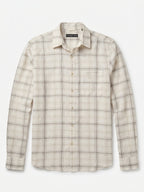 Men's Offwhite 100% Cotton Regular Fit Shirt