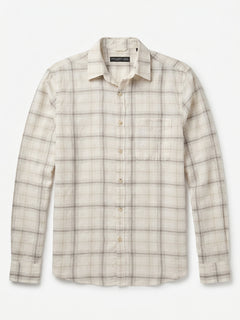 Men's Offwhite 100% Cotton Regular Fit Shirt