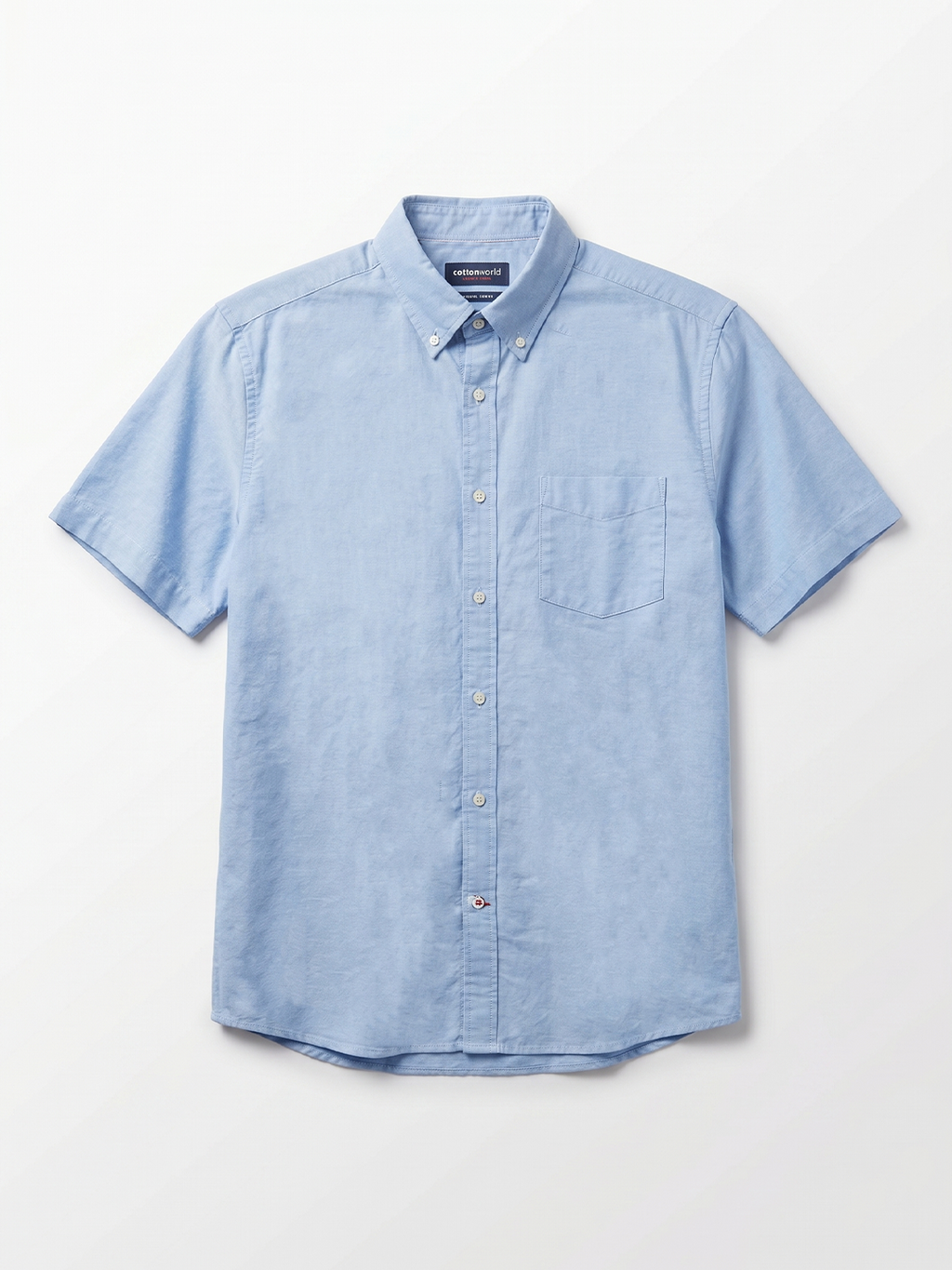 Men's Sky Oxford 100% Cotton Regular Fit Shirt