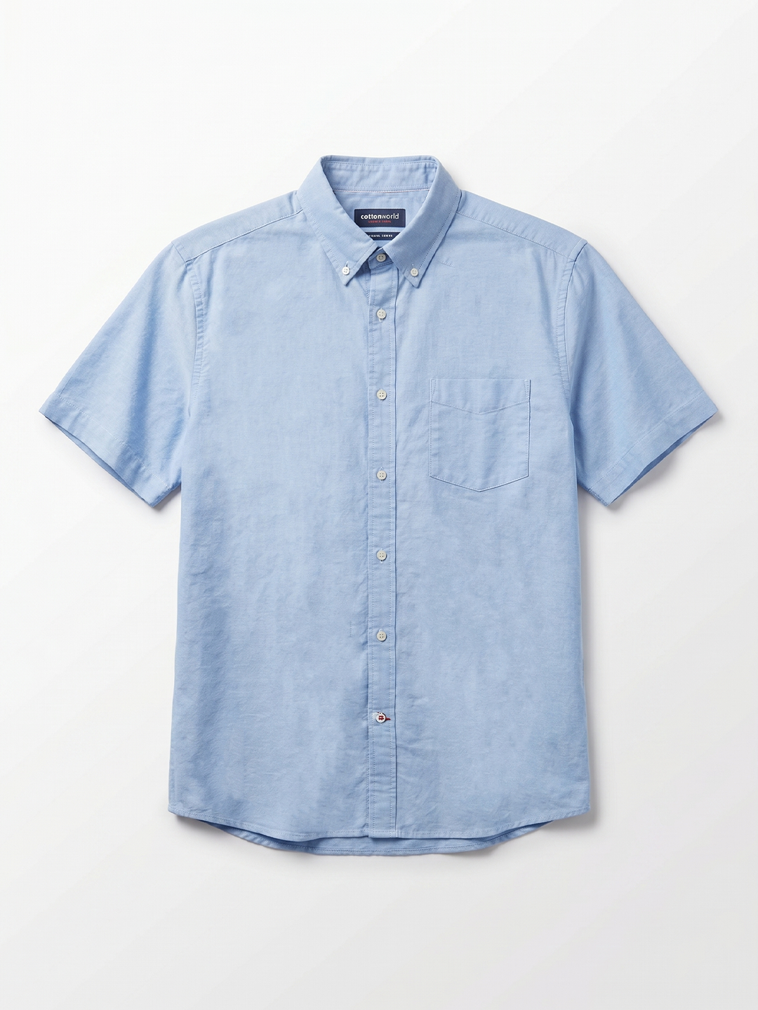 Men's Sky Oxford 100% Cotton Regular Fit Shirt