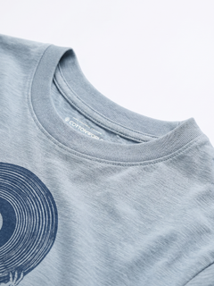Men's Blue 1 100% Organic Cotton Regular Fit Tshirt