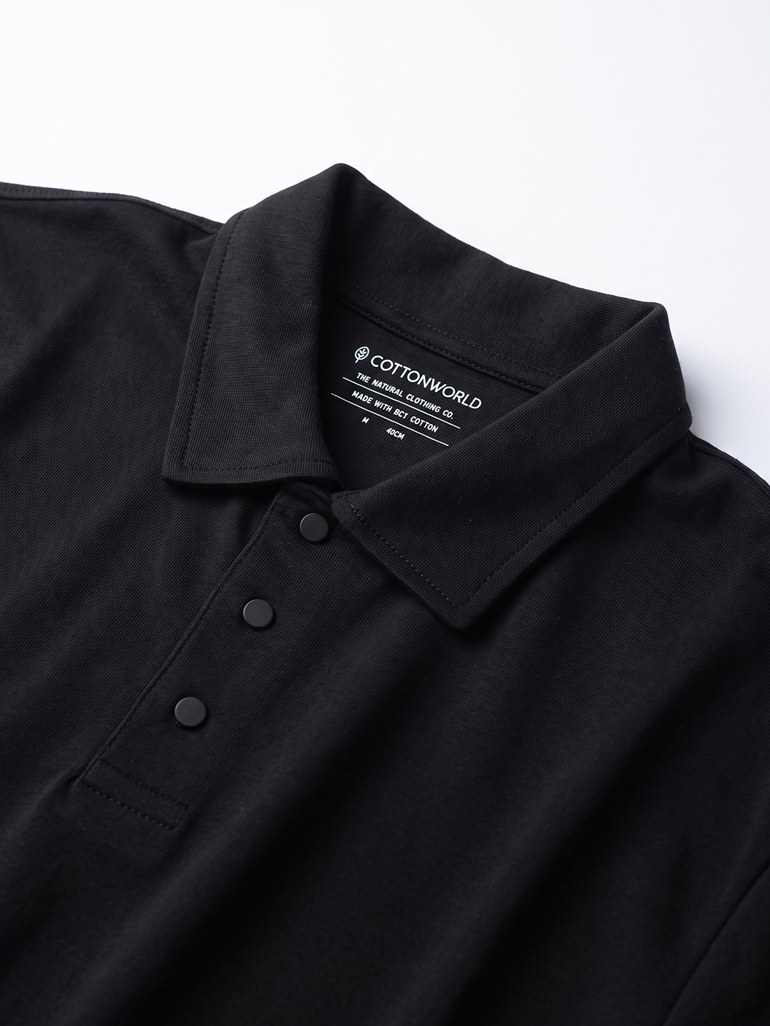 Men's 100% Cotton  Regular Fit Tshirt Black