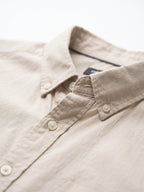 Men's Natural 100% Cotton Regular Fit Shirt