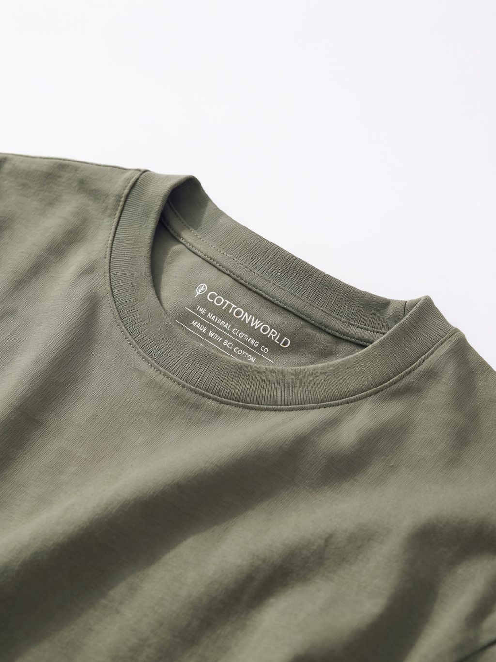 Men's 100% Cotton Relax Fit Tshirt Green